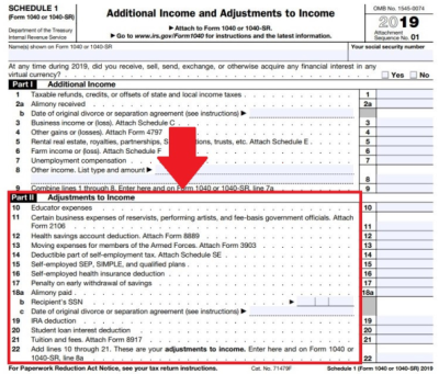 What Is A Schedule 1 Tax Form? - Insurance Noon