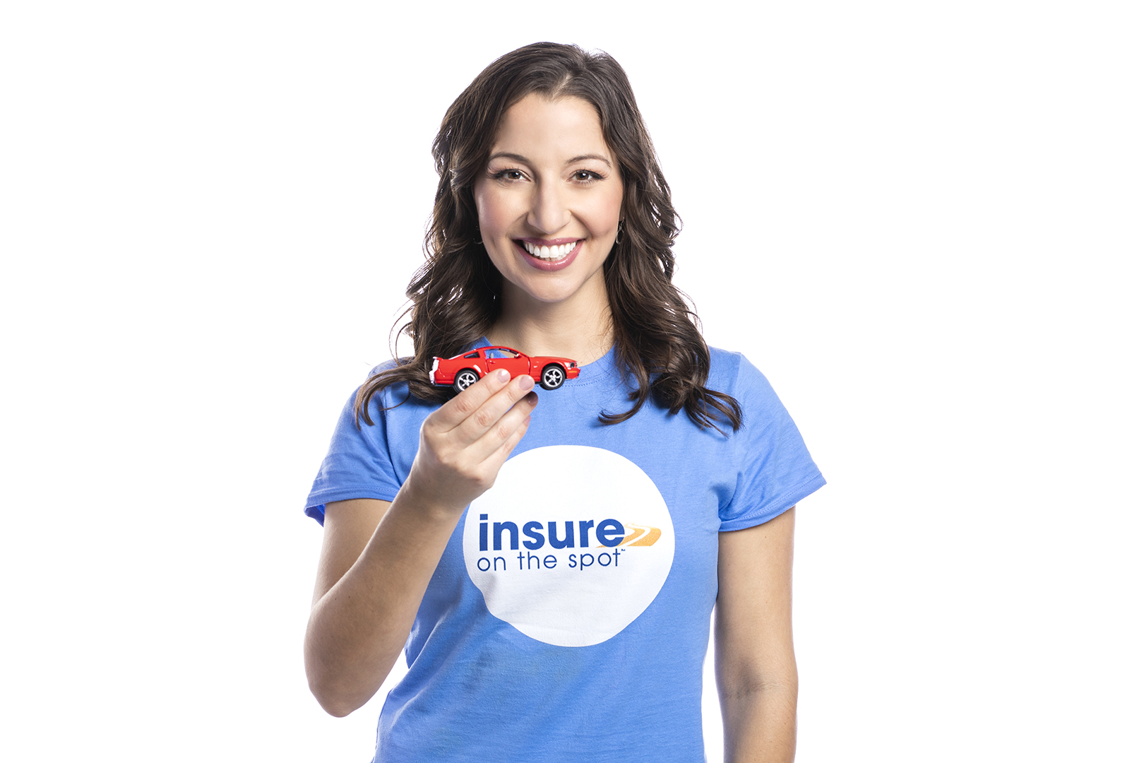 Who is the Insure on the Spot Spokeswoman.